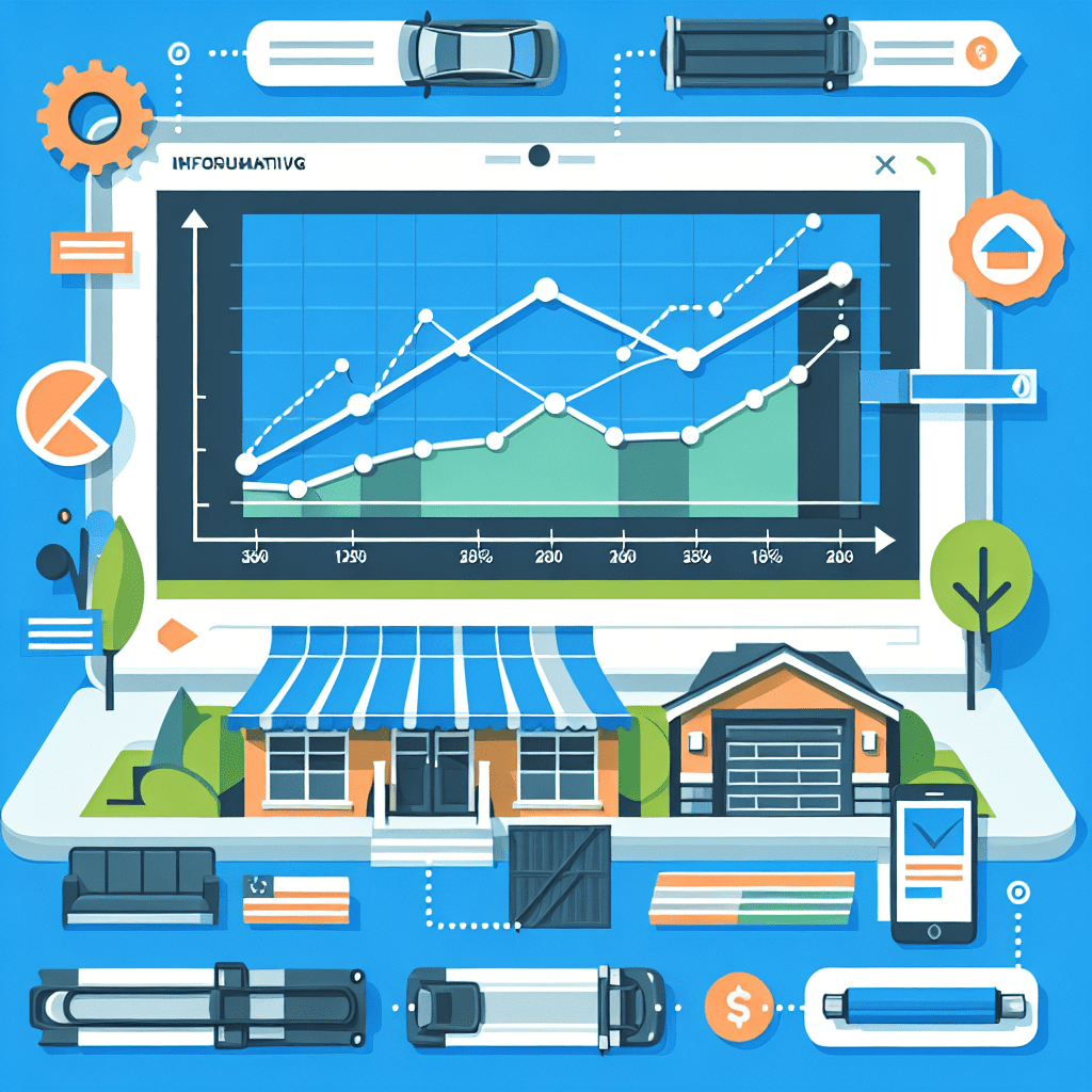 A graph showing rising popularity of retractable awnings over time compared to fixed options in real estate listings